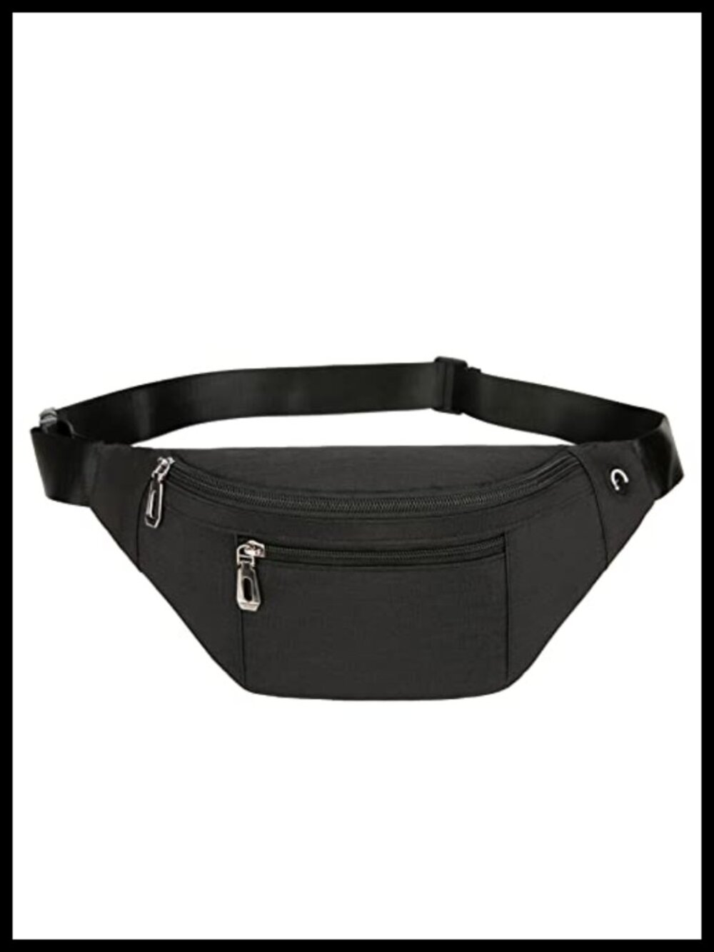 Waterproof Nylon Fanny Pack Waist Bag Adjustable Belt Travel Running Sports